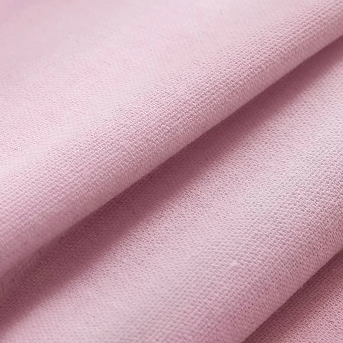 Psoiuetr Farmhouse Shower Curtain with A Ruffle Hem Pink Boho Linen Shower Curtain for Bathroom 72"x72"